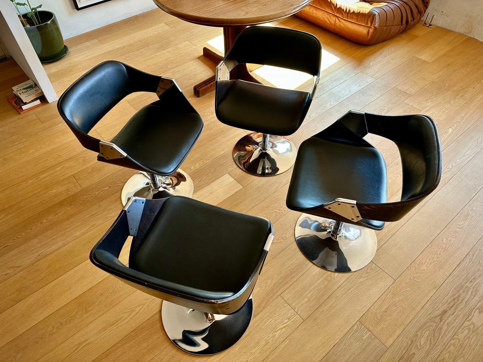 4x Design stoelen - Rudi Verelst - Radiant, Gebruikt, Zwart, Ophalen of Verzenden, Vier