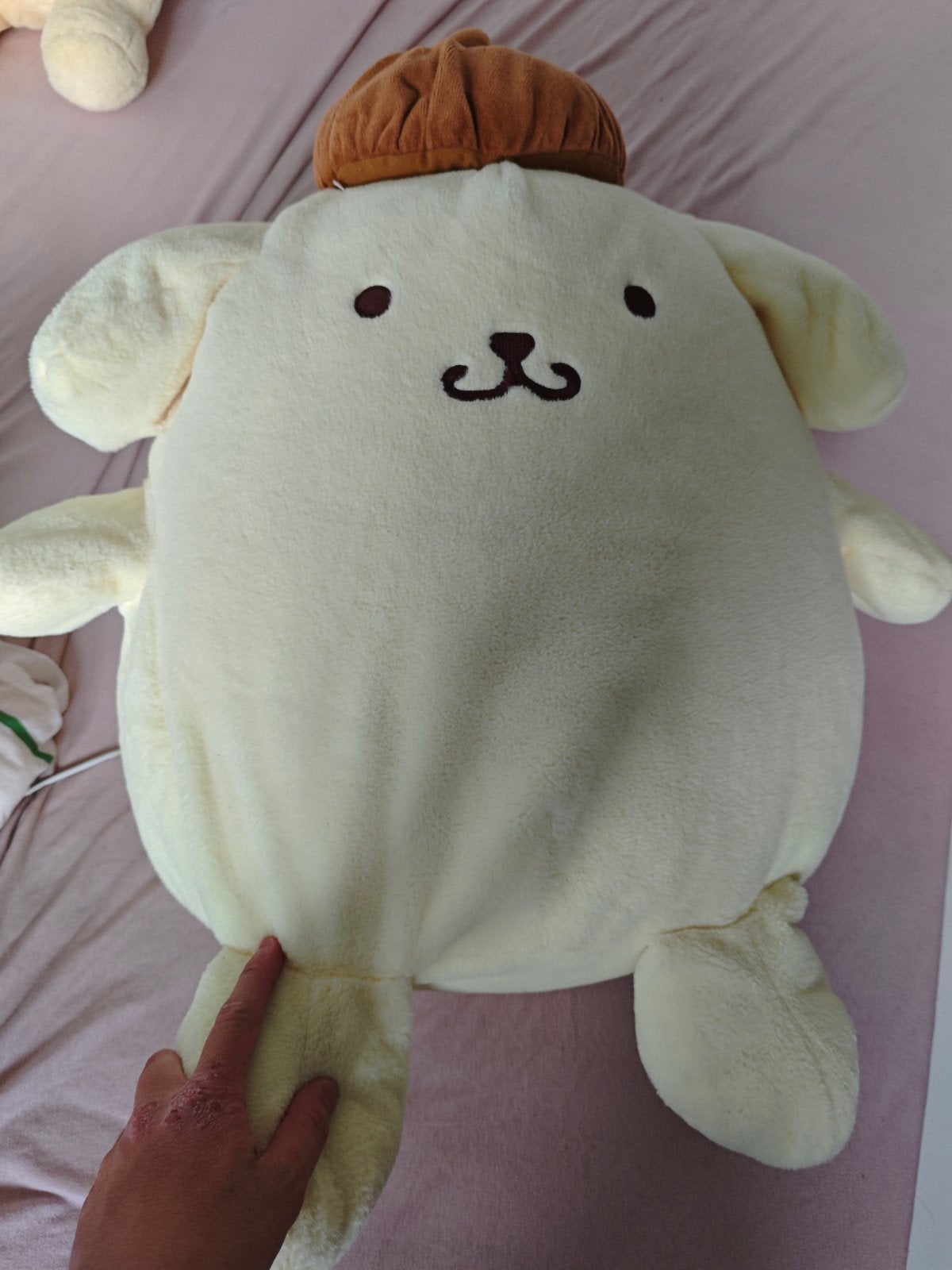 Pompompurin knuffel, origineel Sanrio, MINISO, 55cm, Overige merken, Overige typen, Ophalen of Verzenden, Zo goed als nieuw