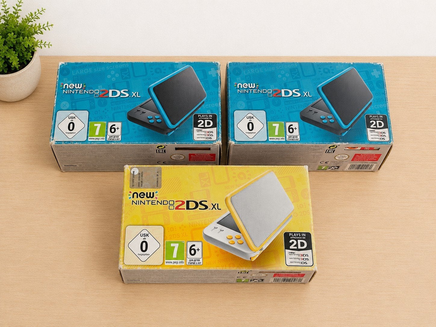 Nintendo 2DS XL in doos met lader, erg goede staat, Ophalen of Verzenden, Zo goed als nieuw, Overige kleuren, 2DS XL