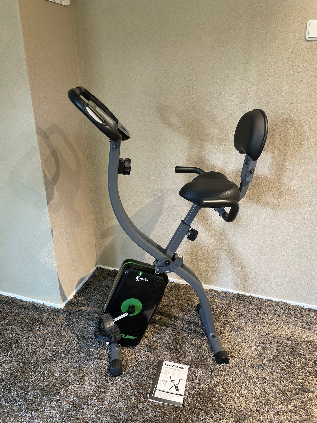 Hometrainers Tunturi Cardio Fit B25 X-Bike Hometrainer, Ophalen, Zo goed als nieuw, Metaal, Benen