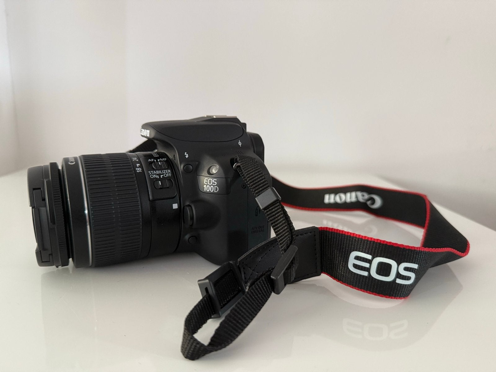 Canon EOS 100D Spiegelreflexcamera met lens en tas, Audio, Tv en Foto, Fotocamera's Digitaal, Ingebouwde flitser, Spiegelreflex