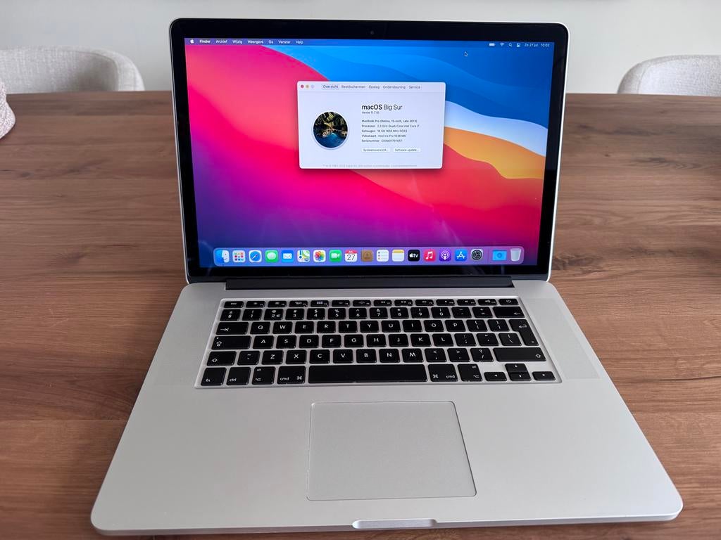 MacBook Pro (late 2013) 15 inch - 512GB SSD - 16GB RAM, Computers en Software, Apple Macbooks, Gebruikt, 2 tot 3 Ghz, 512 GB, 16 GB