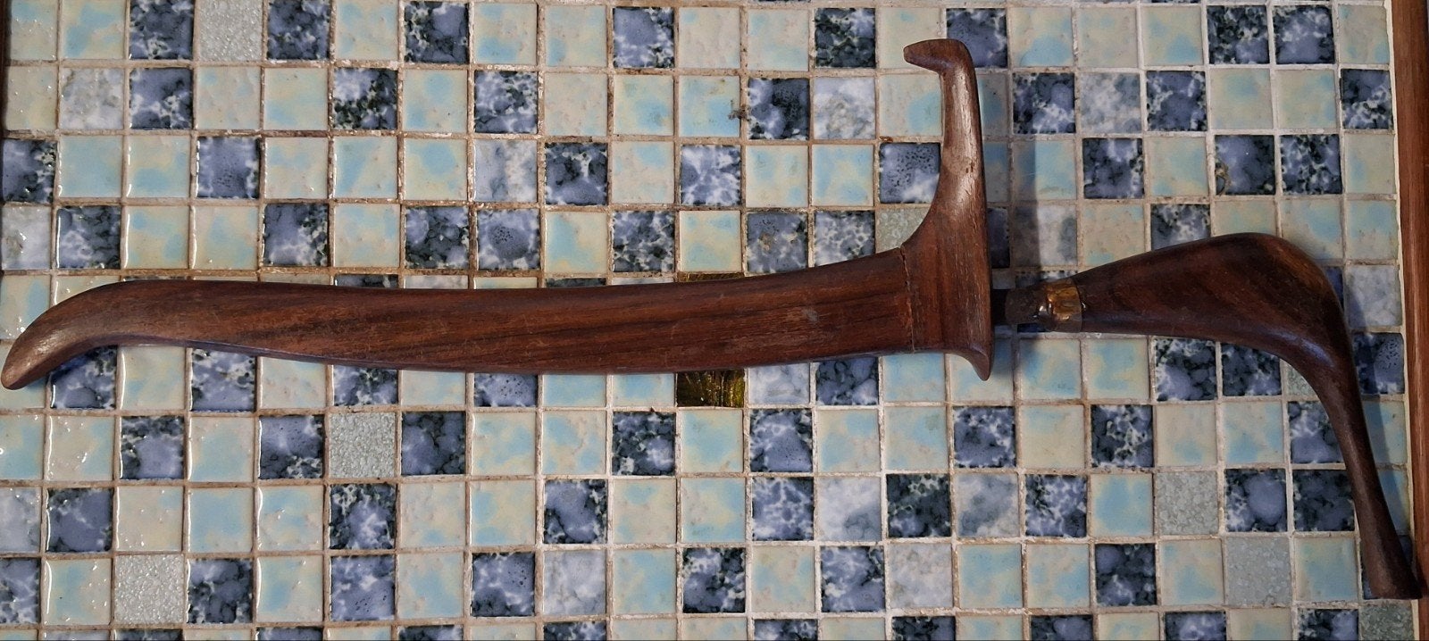 Antiek Keris dolk met houten schede, Ophalen of Verzenden