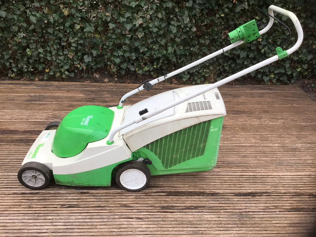 Viking ME 450 elektrische grasmaaier incl opvangbak, Tuin en Terras, Grasmaaiers, Gebruikt, Elektrische grasmaaier, 40 t/m 49 cm
