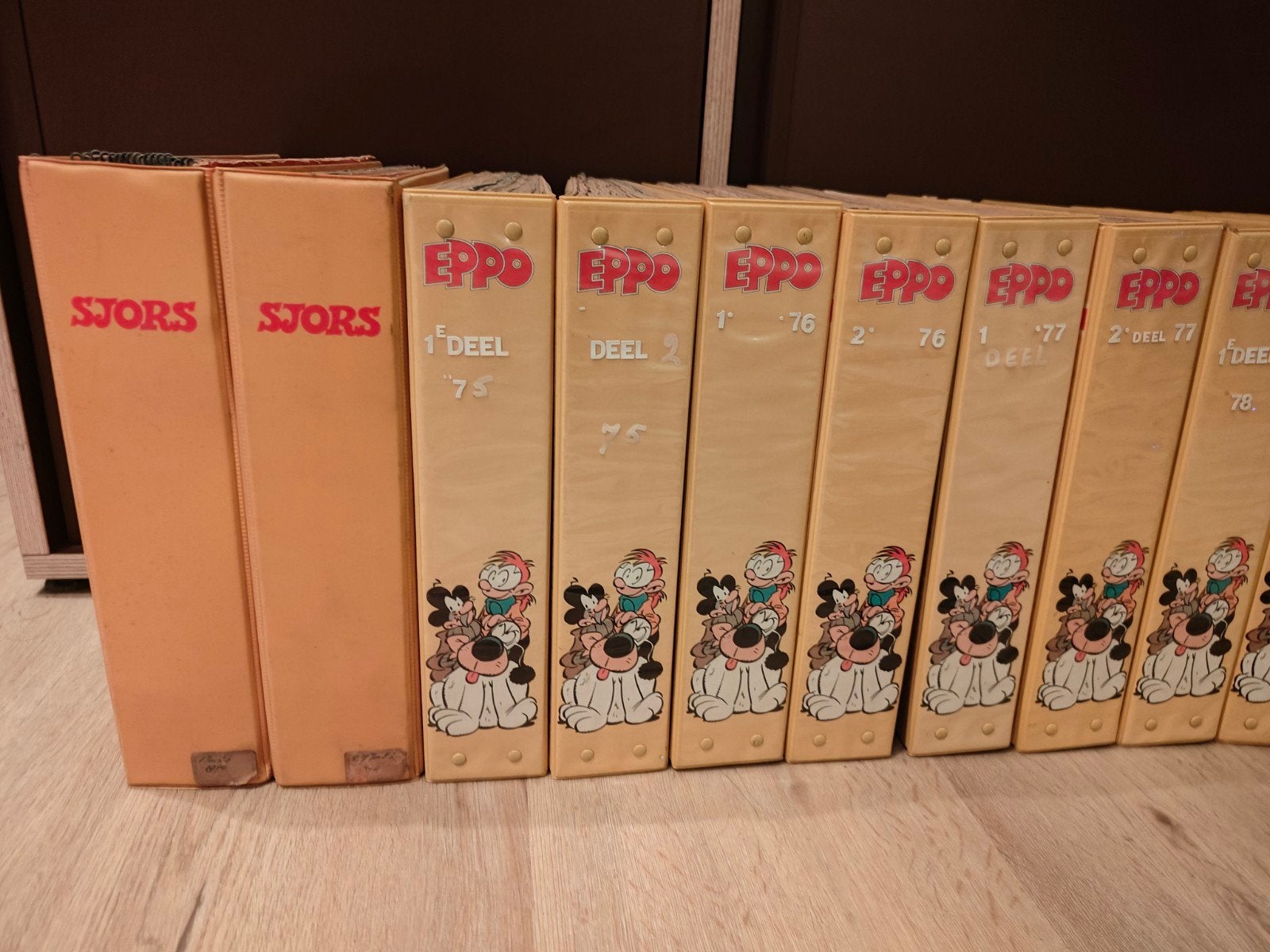 Compleet ingebonden jaargangen Sjors en Eppo, Boeken, Strips | Comics, Complete serie of reeks, Ophalen of Verzenden, Gelezen