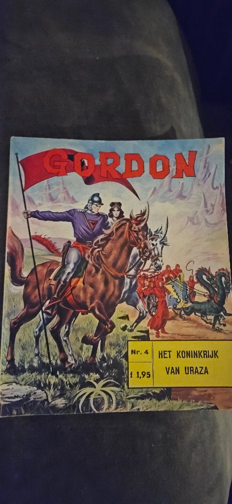 Gordon 'Het koniingkrijk van Uraza, Boeken, Gelezen, Eén stripboek, Ophalen of Verzenden, Nooitgedacht