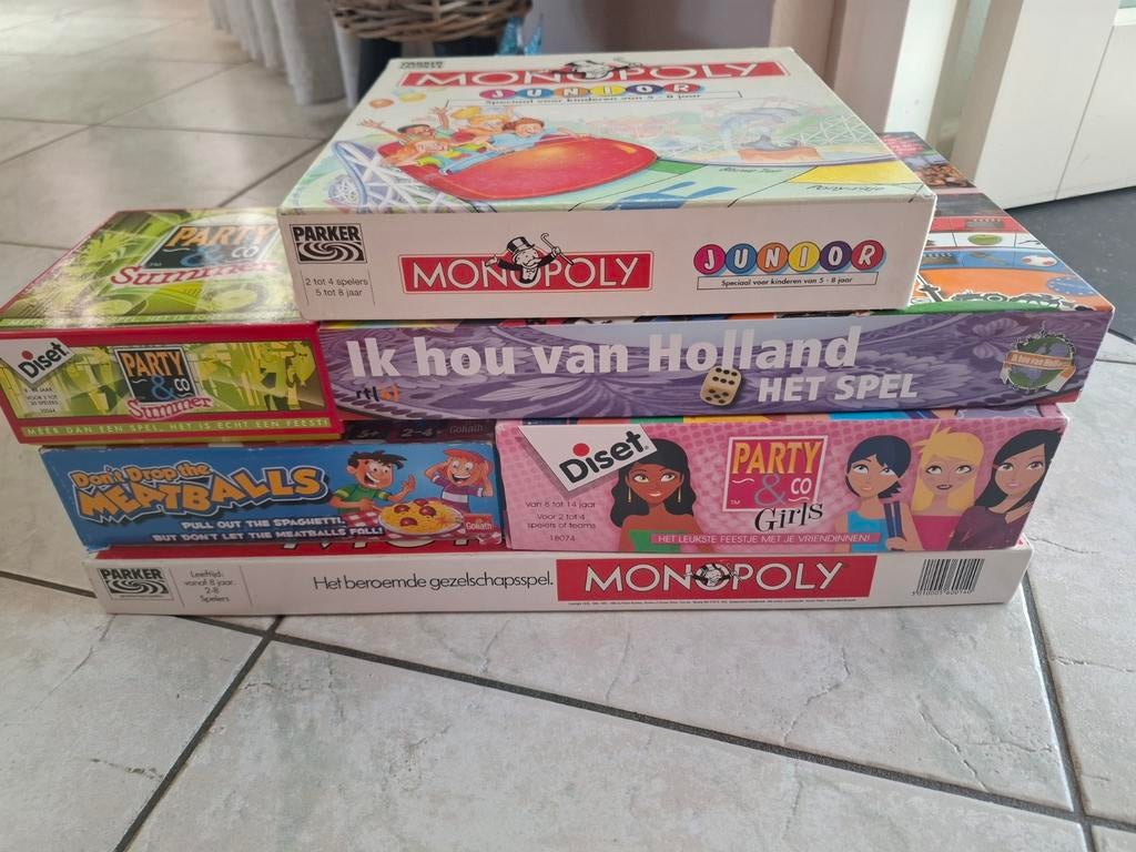 Set spellen, Drie of vier spelers, Ophalen of Verzenden, Gebruikt