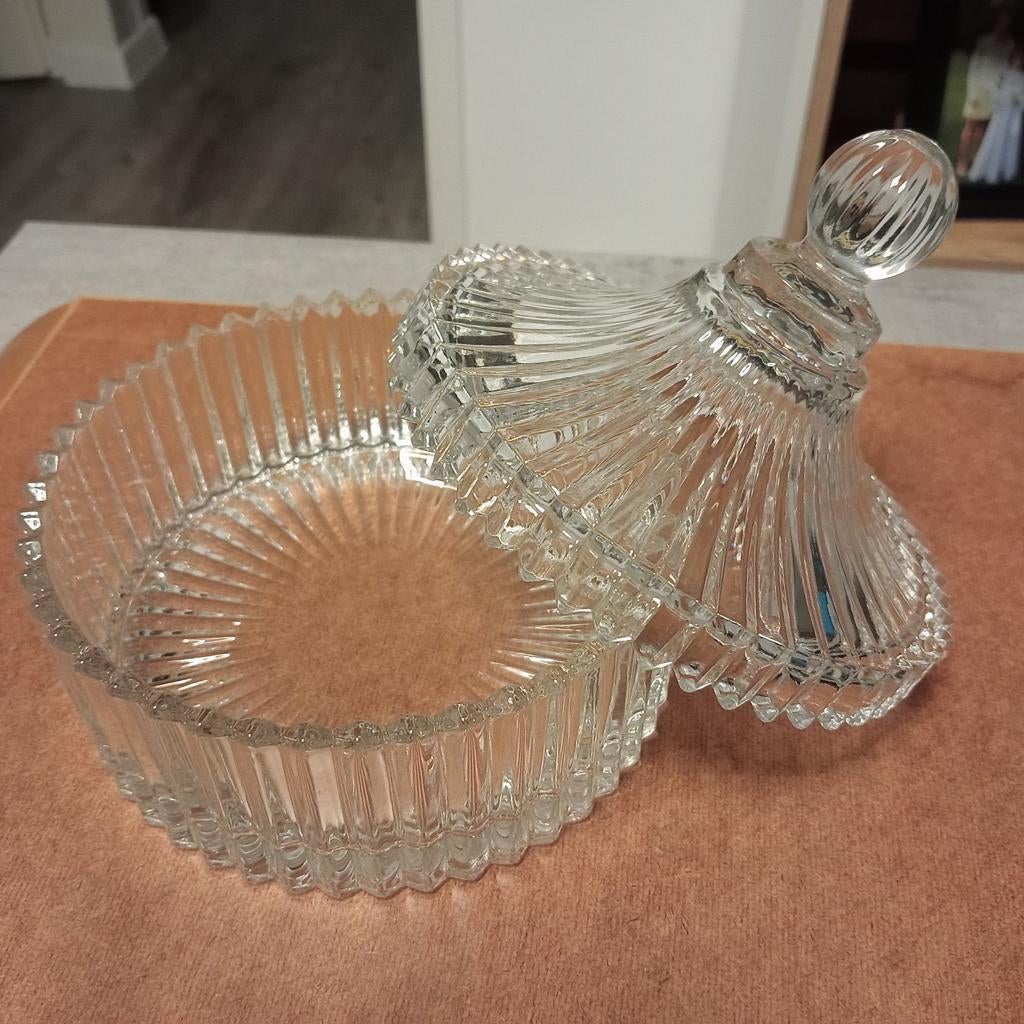 Glazen Bonbonnière met Deksel - Elegant en Tijdloos, Ophalen