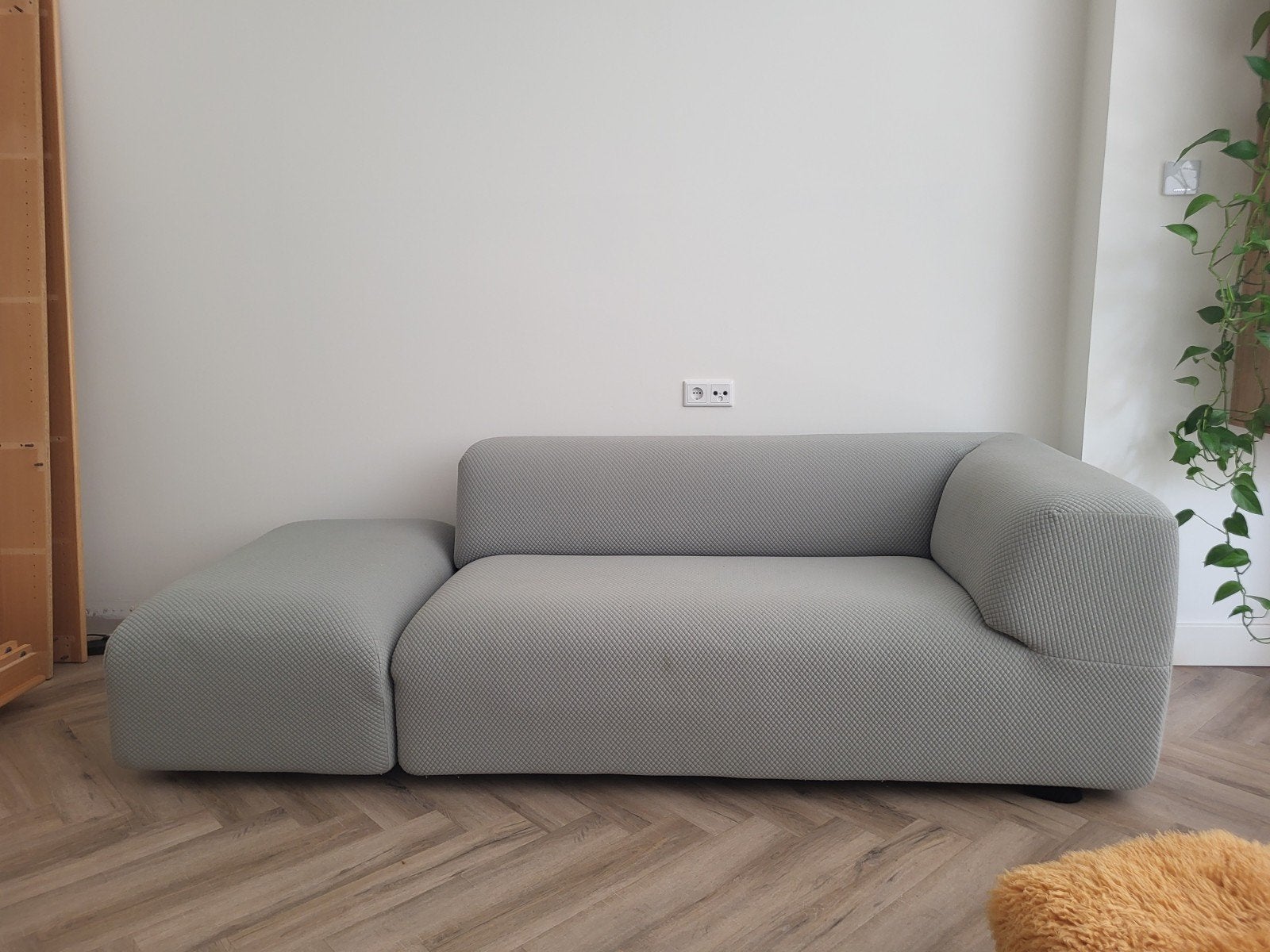 Montis Aztec modulaire bank met poef / hocker groen, Ophalen, Gebruikt, 150 tot 200 cm, 75 tot 100 cm