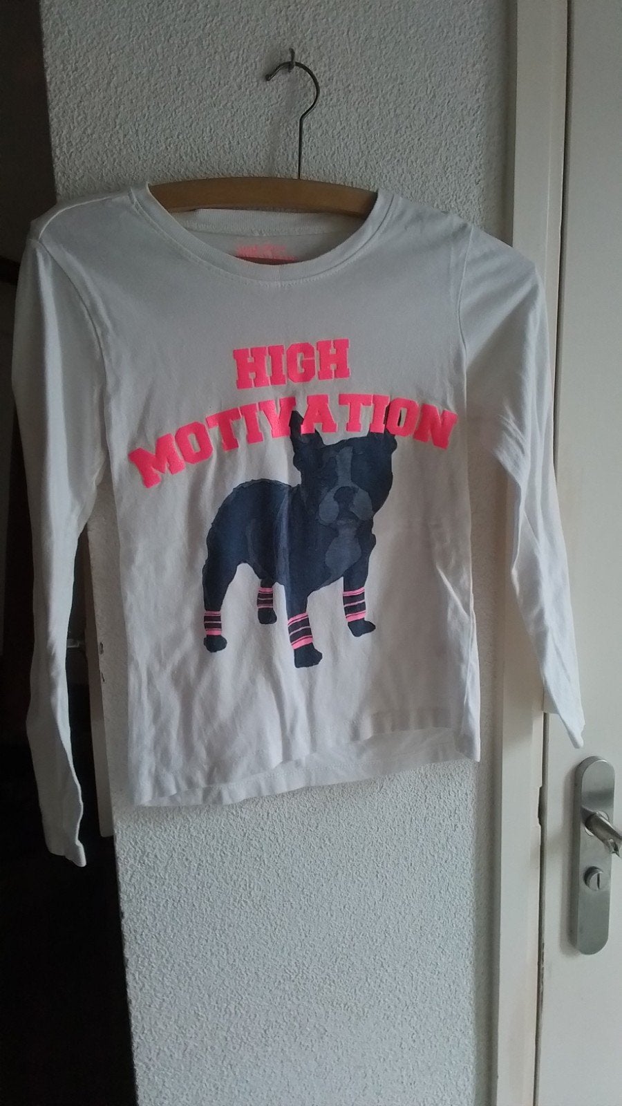 Leuk shirt met lange mouwen en hondje - Maat 134, Ophalen of Verzenden, Meisje, Shirt of Longsleeve
