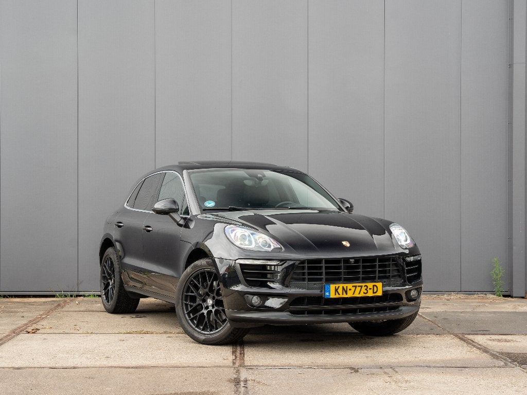 Porsche Macan 2.0, Auto's, Zwart, 4 cilinders, Zwart, Particulier