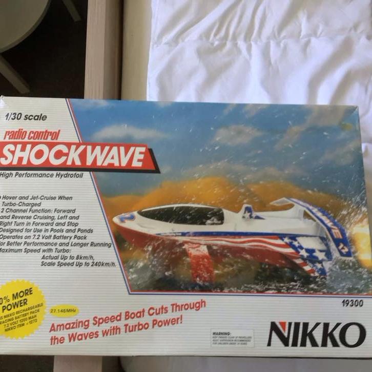 Nikko Shockwave RC boot - High Performance Hydrofoil, Ophalen of Verzenden, Gebruikt