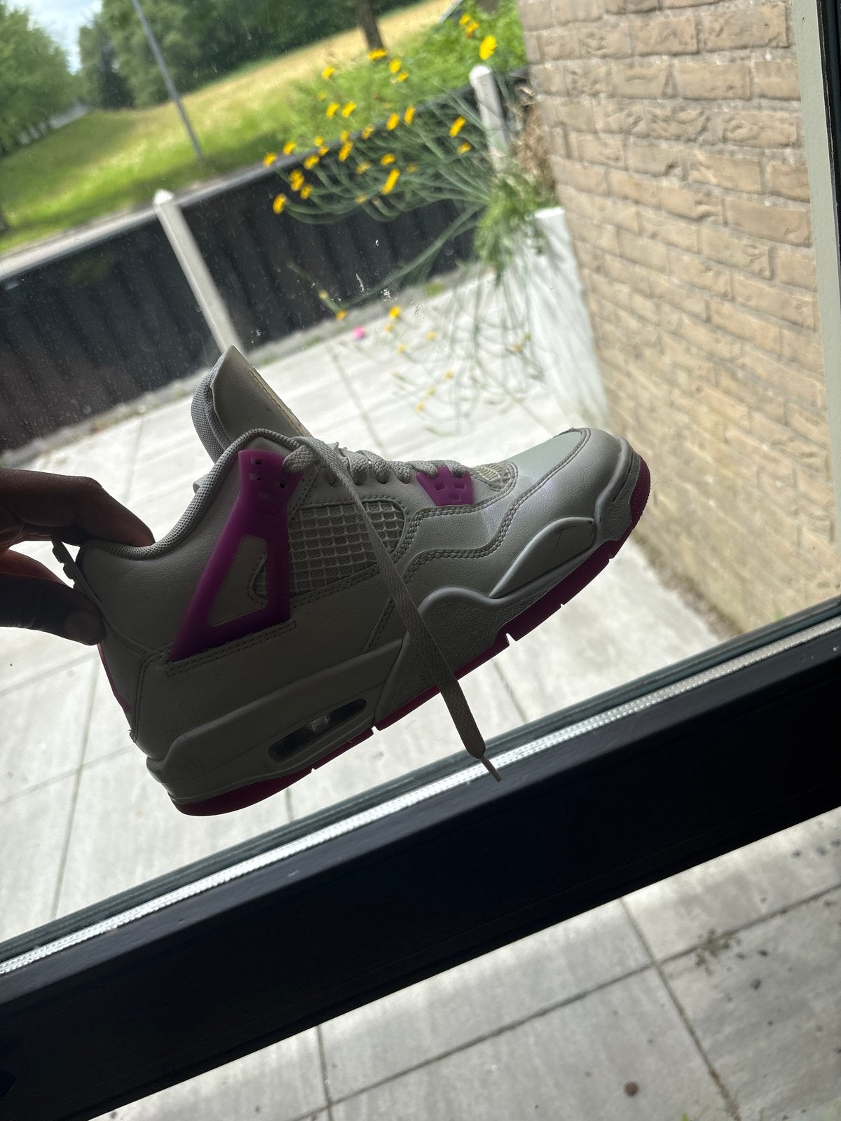 Nike Air Jordan 4 Violet, Kleding | Dames, Schoenen, Ophalen of Verzenden, Gedragen, Overige kleuren, Sneakers of Gympen