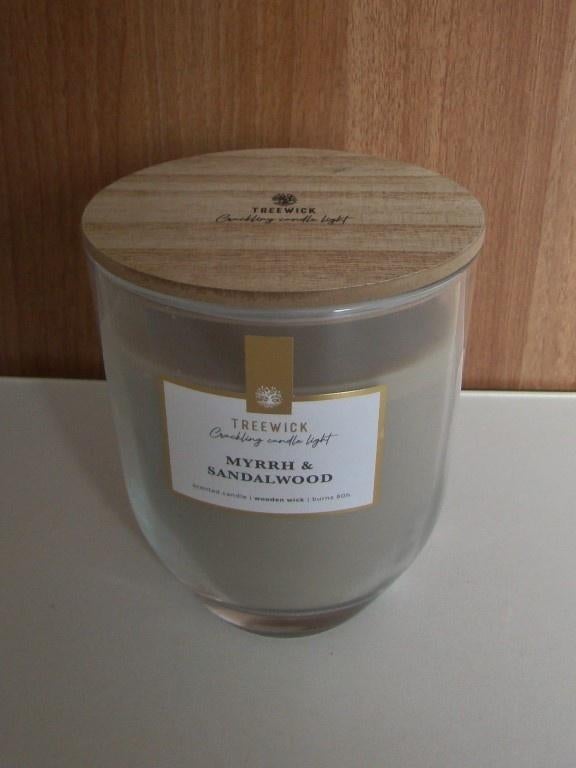 Treewick geurkaars ~ houten lont, Overige materialen, Nieuw, Ophalen of Verzenden, Kaars