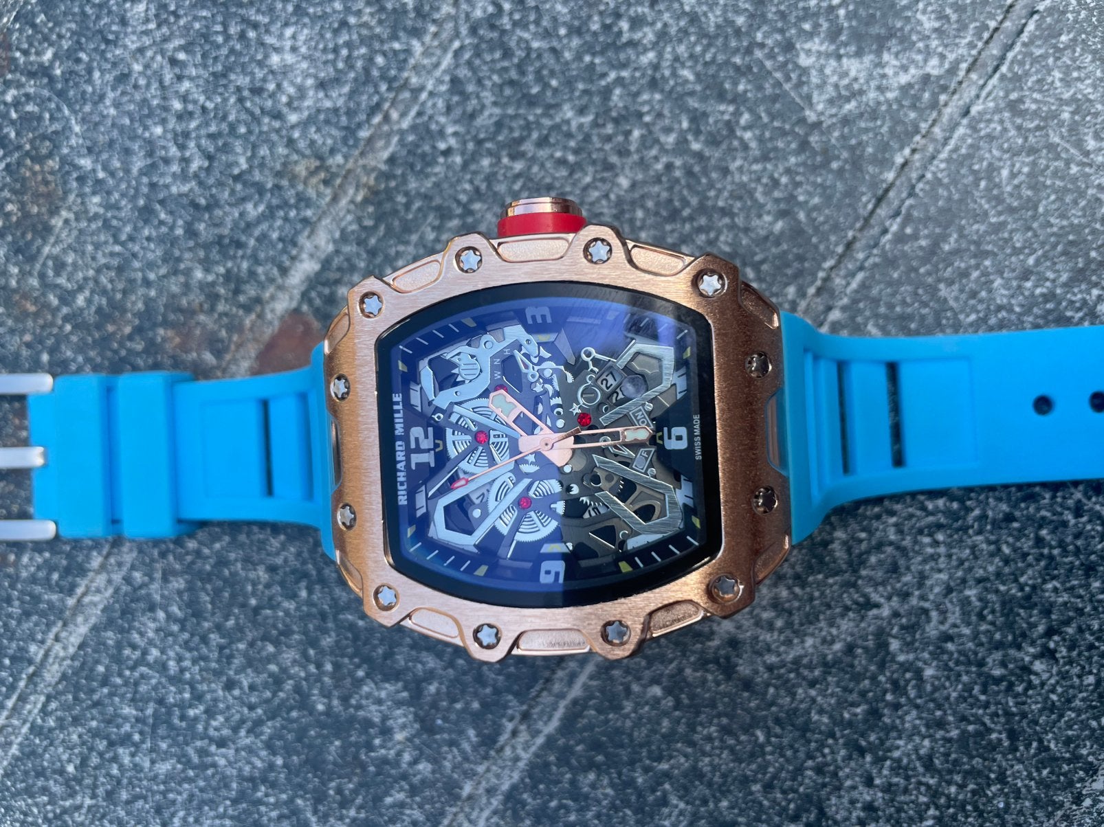 Richard mille / ap royal oak, Ophalen of Verzenden, Zo goed als nieuw, Staal, Overige merken