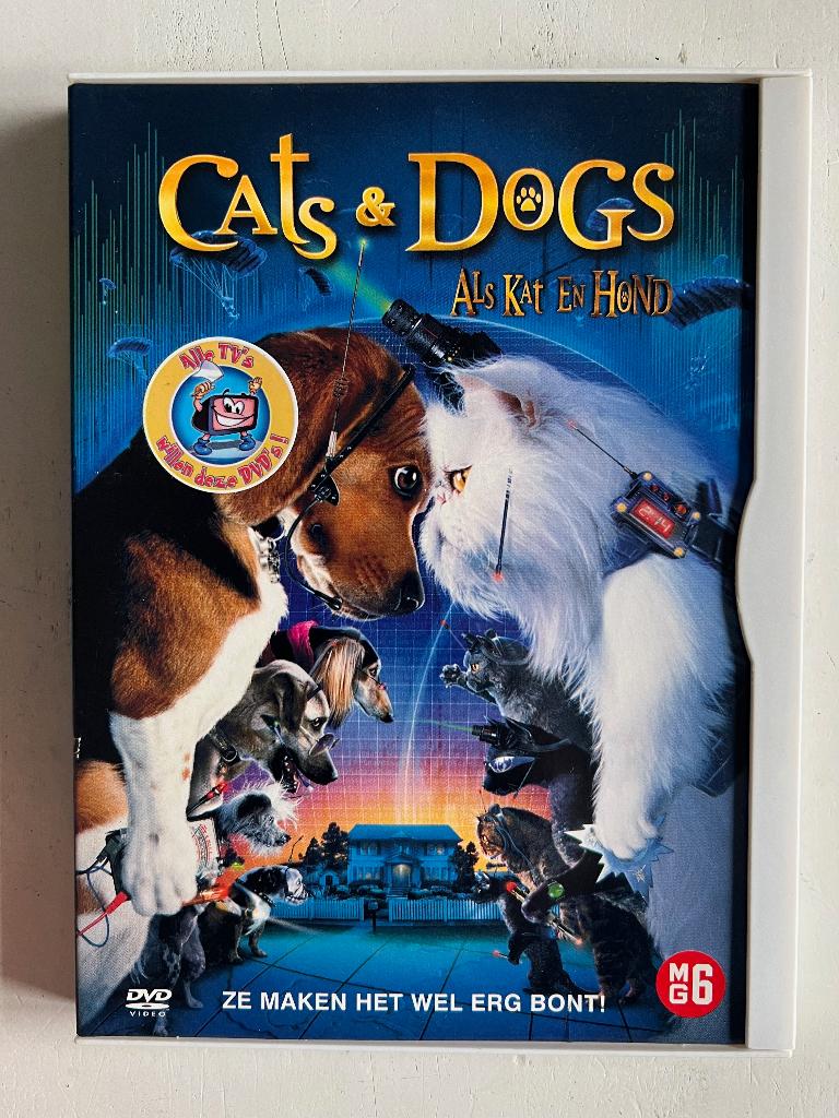 Cats & Dogs, Cd's en Dvd's, Dvd's | Actie, Gebruikt, Vanaf 6 jaar, Ophalen of Verzenden