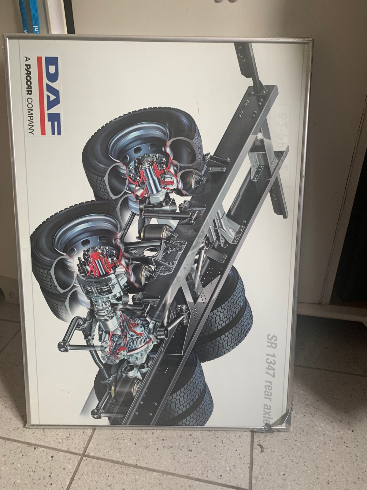 Grote daf poster, Ophalen, Zo goed als nieuw, A1 t/m A3, Overige onderwerpen