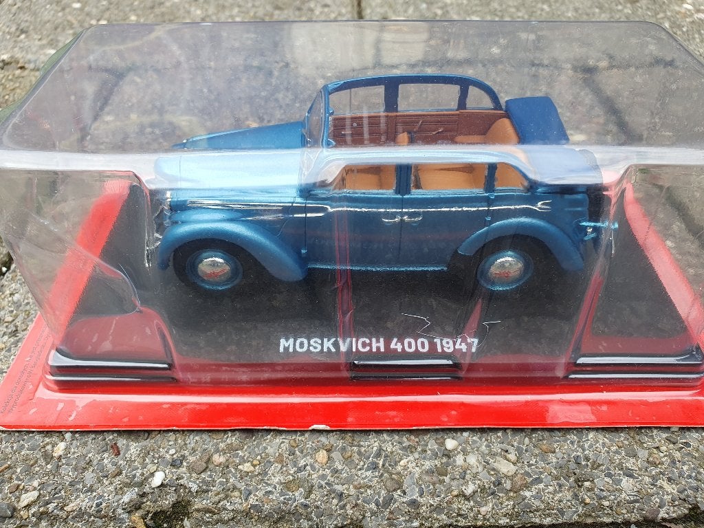 Moskvich 400 - 1947 - 1:24, Ophalen of Verzenden, Nieuw, Auto's