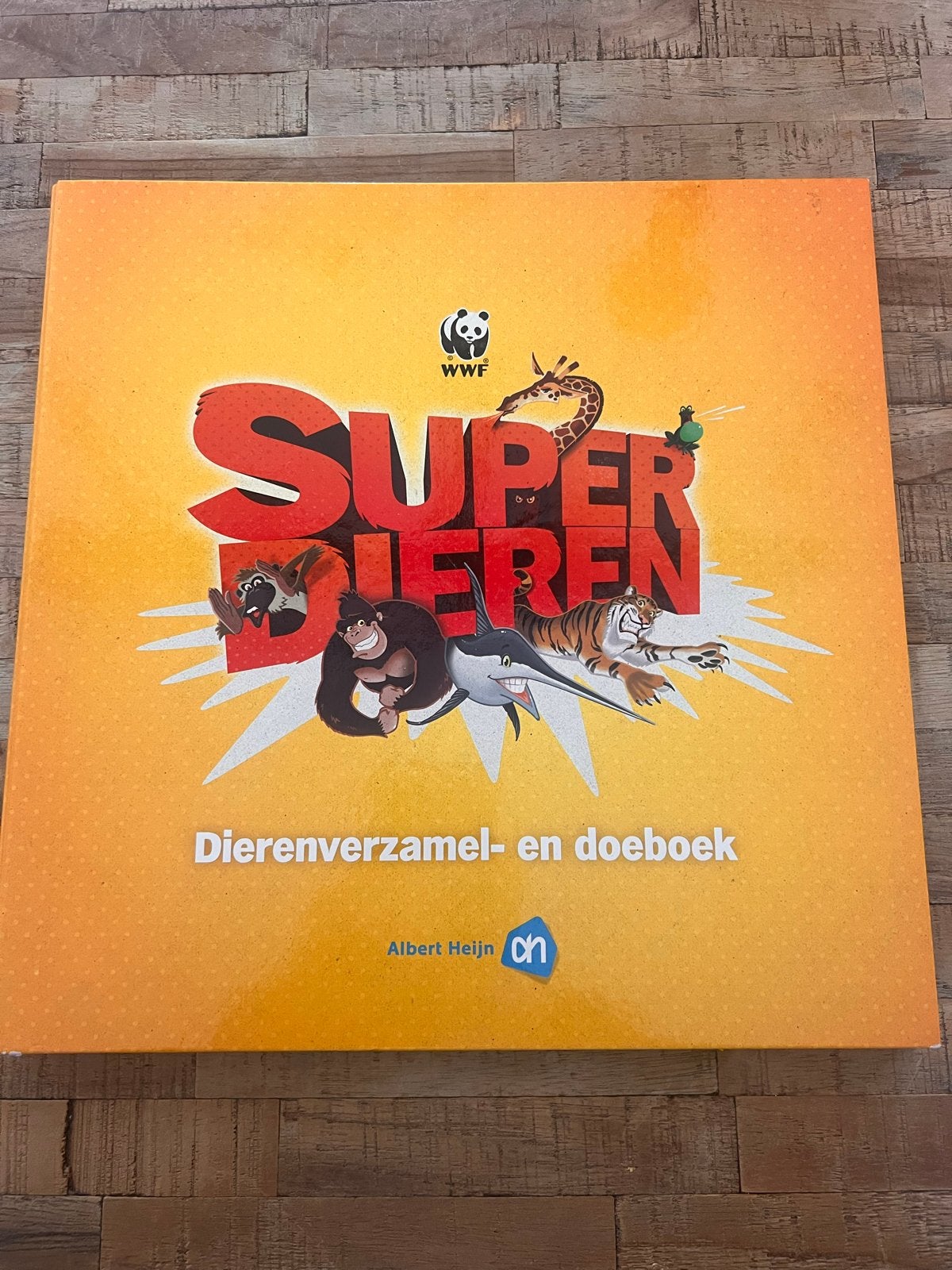 Albert Heijn Superdieren Dierenverzamel- en doeboek, Ophalen of Verzenden, Zo goed als nieuw, 3 tot 4 jaar