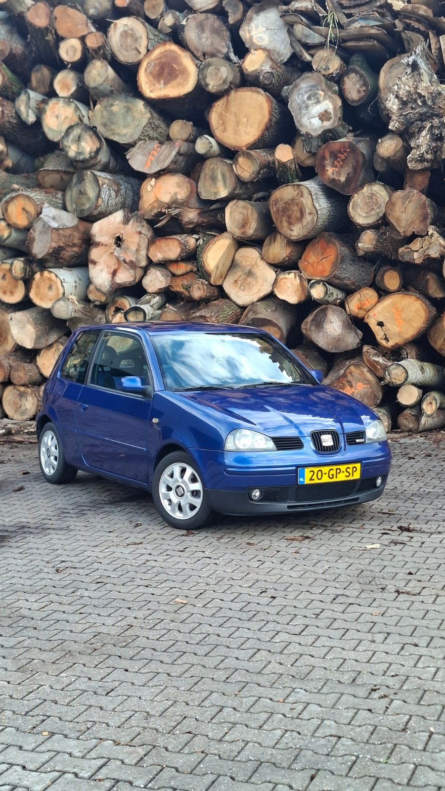 Seat Arosa 1.4 16V 74KW 2001 Blauw, Auto's, Voorwielaandrijving, 921 kg, 100 pk, Origineel Nederlands