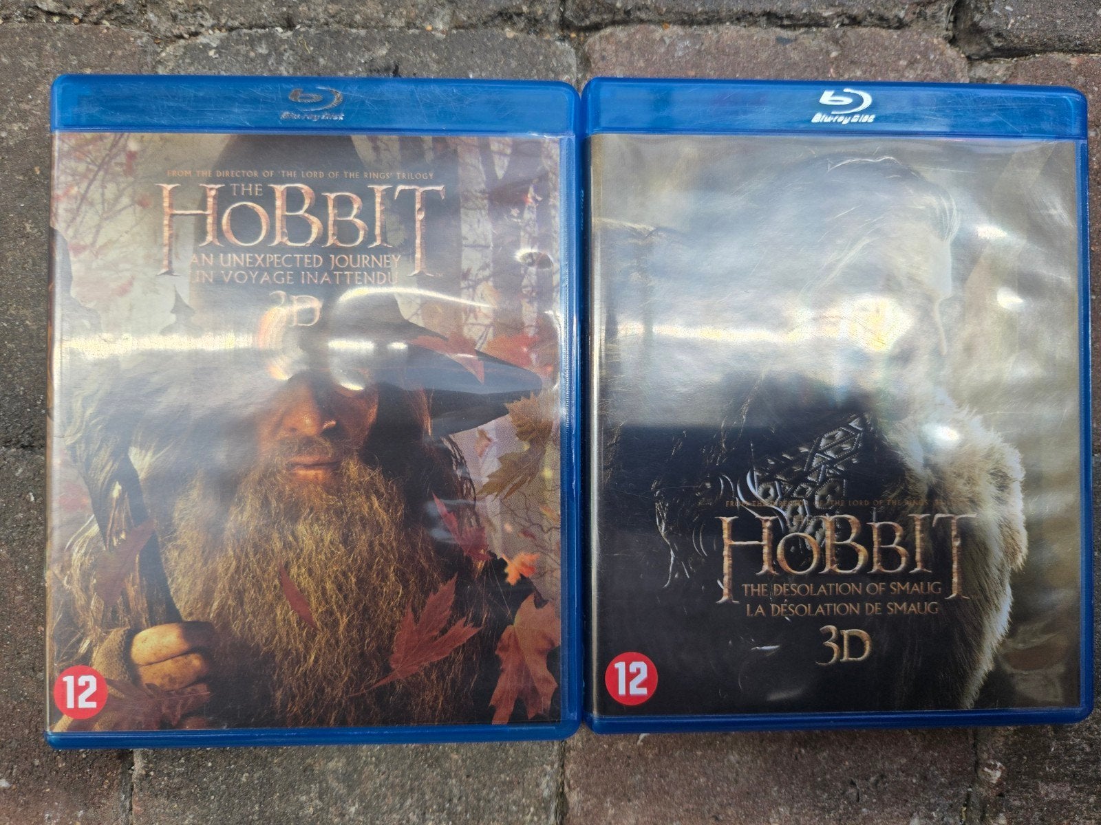 The Hobbit 3D Blu-ray - An Unexpected Journey & Desolation, Ophalen of Verzenden, Zo goed als nieuw, Avontuur