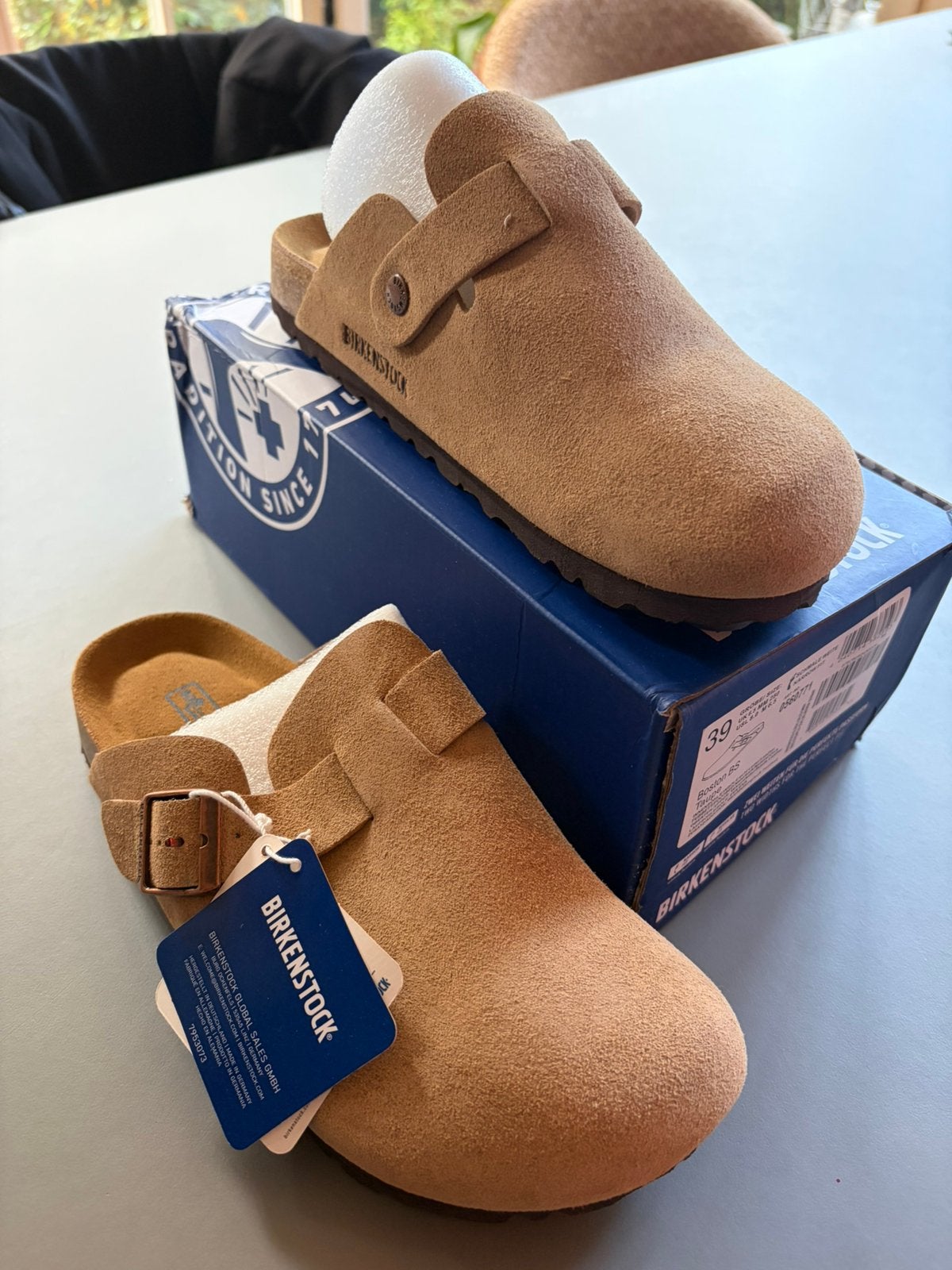 Birckenstock dames taupe, Ophalen, Bruin, Instappers, Nieuw