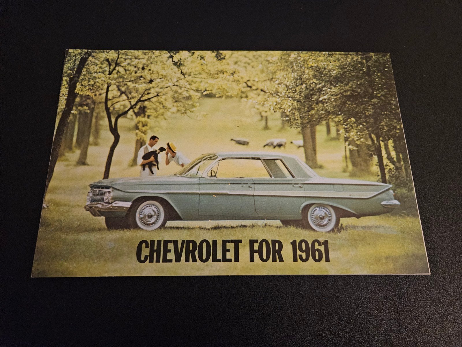 Brochure Chevrolet 1961 USA, Ophalen of Verzenden, Zo goed als nieuw, Chevrolet