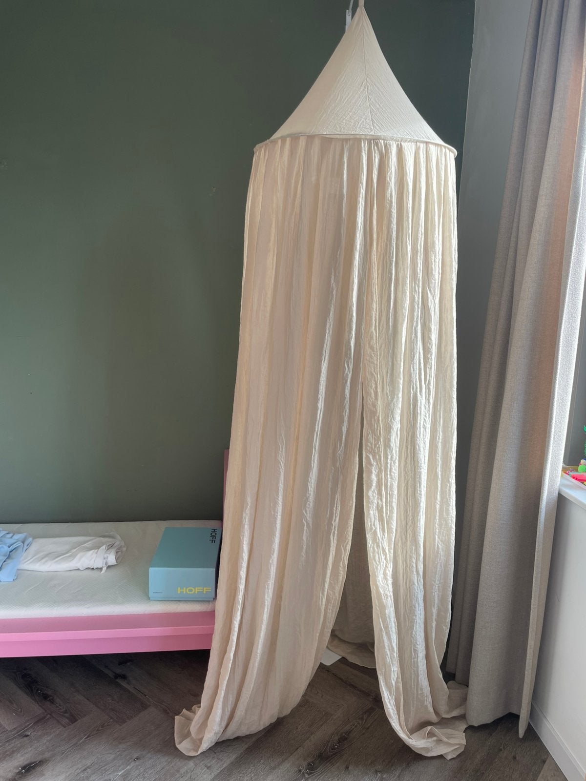 Klamboe beige, Ophalen, Zo goed als nieuw, Klamboe