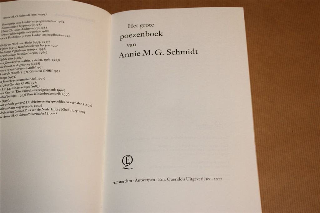 Het Grote Poezenboek van Annie M.G. Schmidt — Alle Verhalen, Ophalen of Verzenden, Gelezen