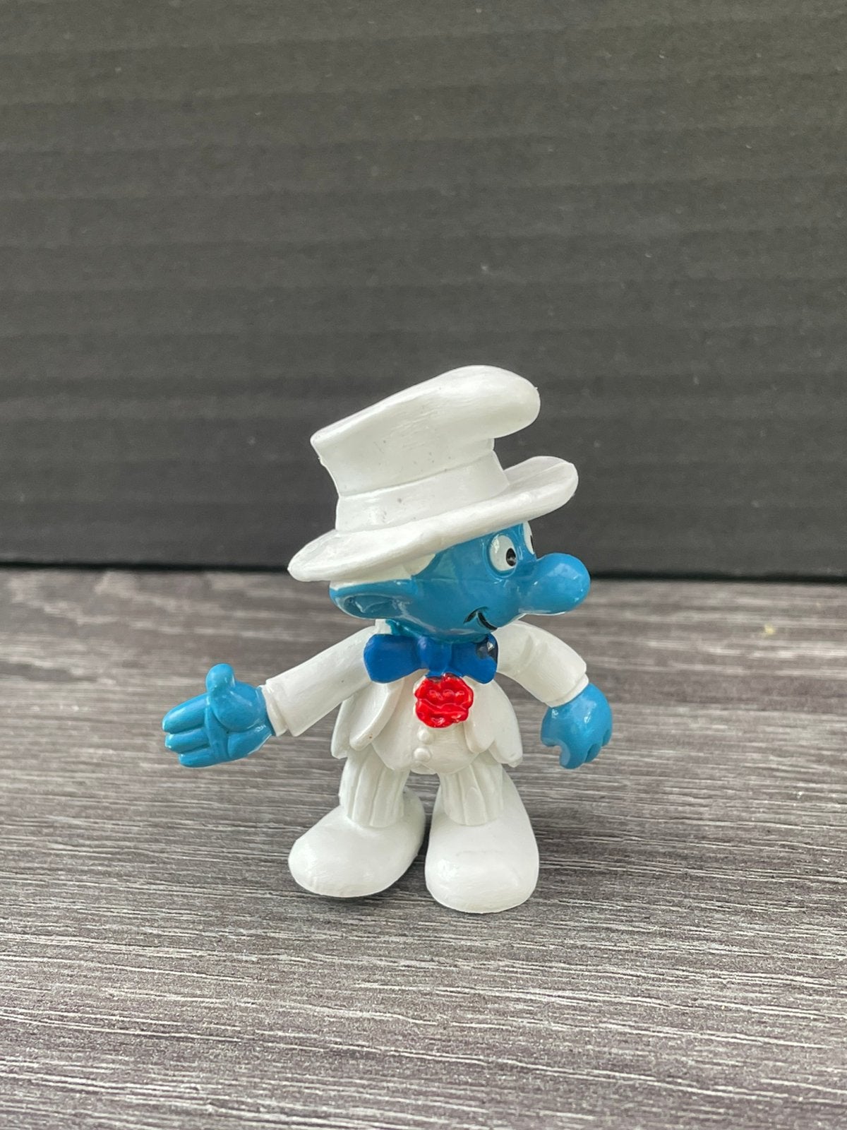 Smurf bruidegom - Figuurtje, Ophalen of Verzenden, Gebruikt, Overige Smurfen, Poppetje, Figuurtje of Knuffel