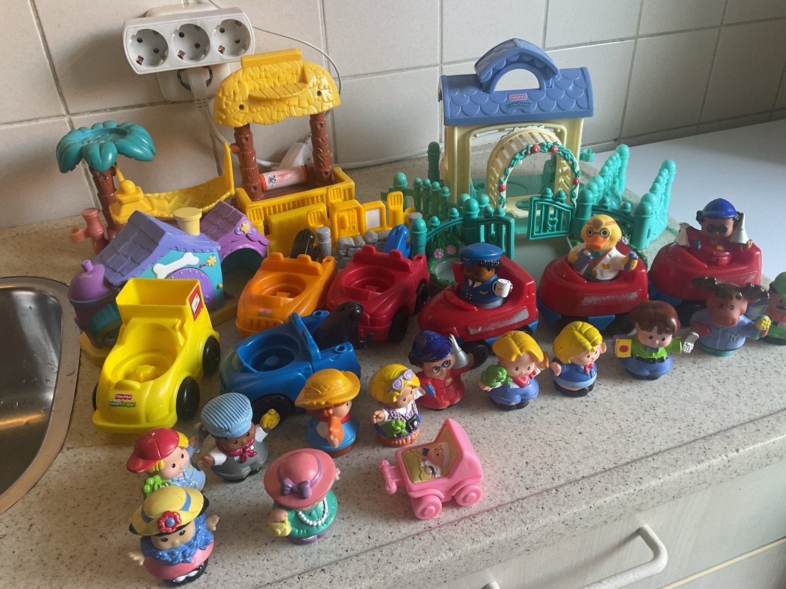 Grote partij Fisher-Price Little People speelgoed, Ophalen of Verzenden, Gebruikt, Jongen of Meisje