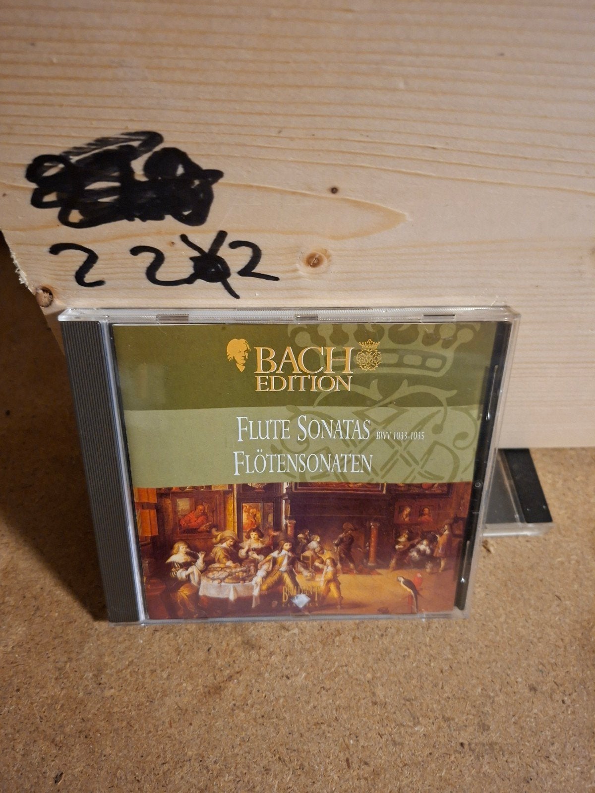 Bach Edition: Fluit Sonates BWV 1033-1035 CD, Ophalen of Verzenden, Inclusief doosje, Kamermuziek, Gebruikt