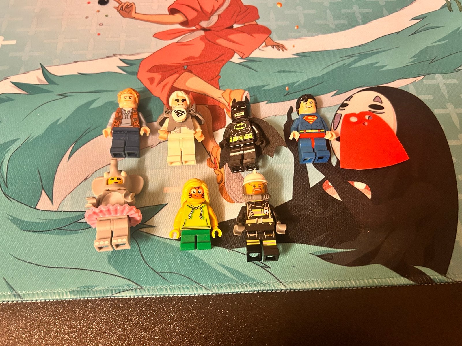 Lego minifiguren set - Batman, Superman, brandweerman, etc., Ophalen of Verzenden, Gebruikt, Overige merken