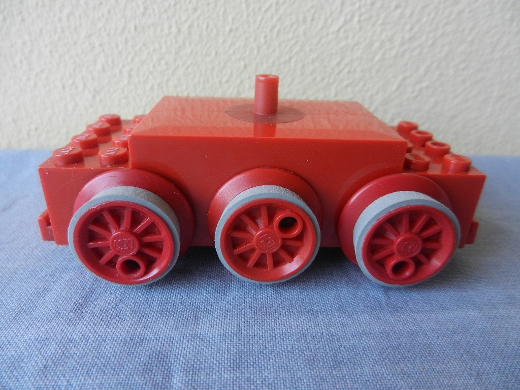 Lego 12 volt rode trein motor, Ophalen of Verzenden, Gebruikt
