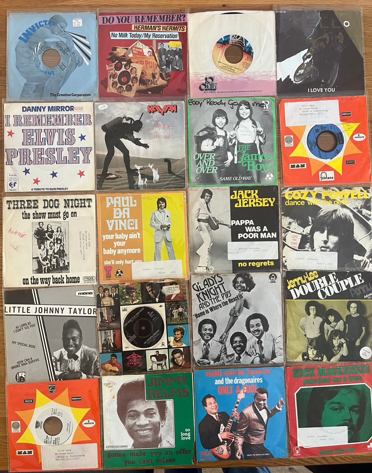 20 singles – rock, pop, soul & seventies classics, Cd's en Dvd's, Verzenden, Gebruikt, Pop
