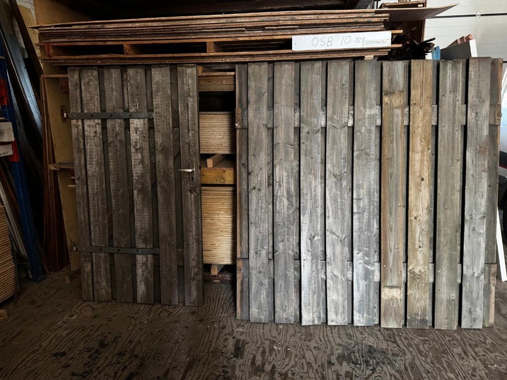 Tuinpoort + Schutting, Ophalen, Gebruikt, Minder dan 180 cm, Planken