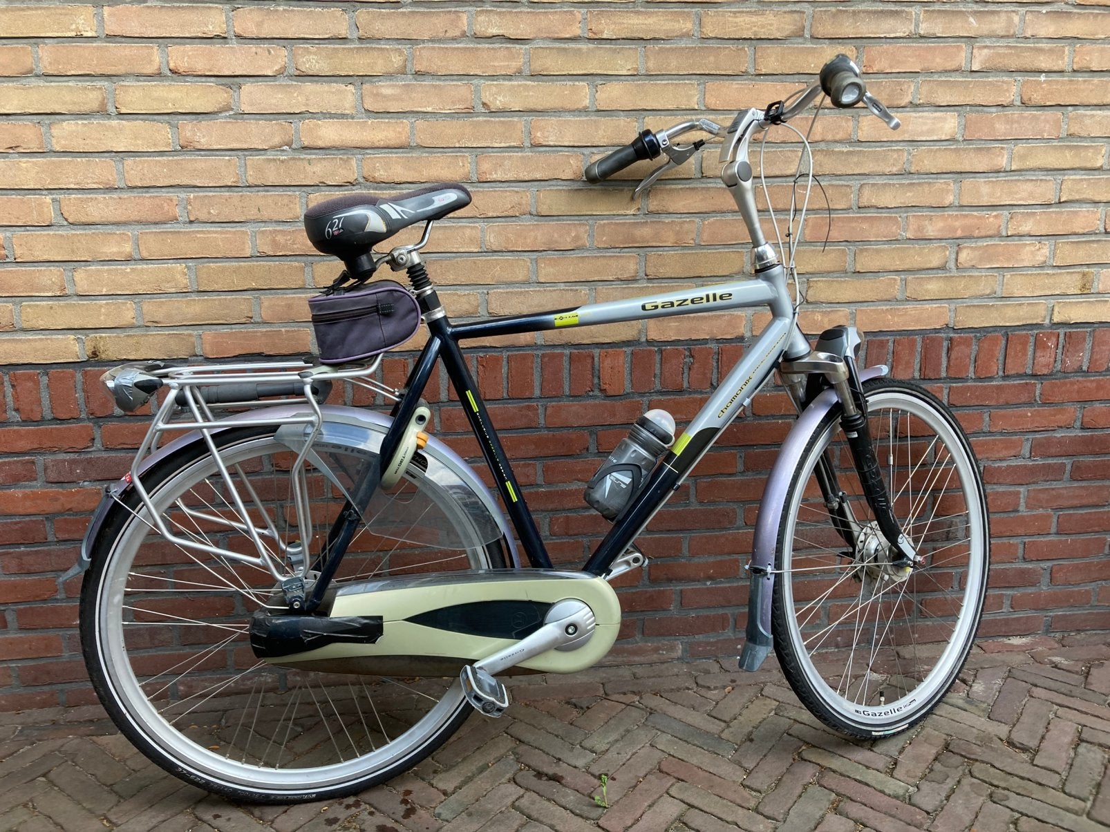 Gazelle herenfiets, Ophalen, Gebruikt, Versnellingen, 57 tot 61 cm