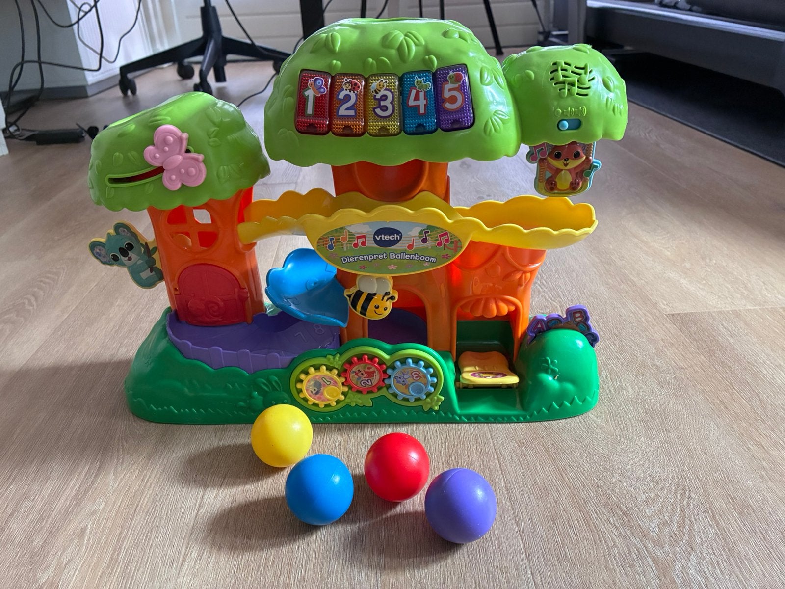 VTech Dierenpret ballenboom, Ophalen, Zo goed als nieuw, 6 maanden tot 2 jaar