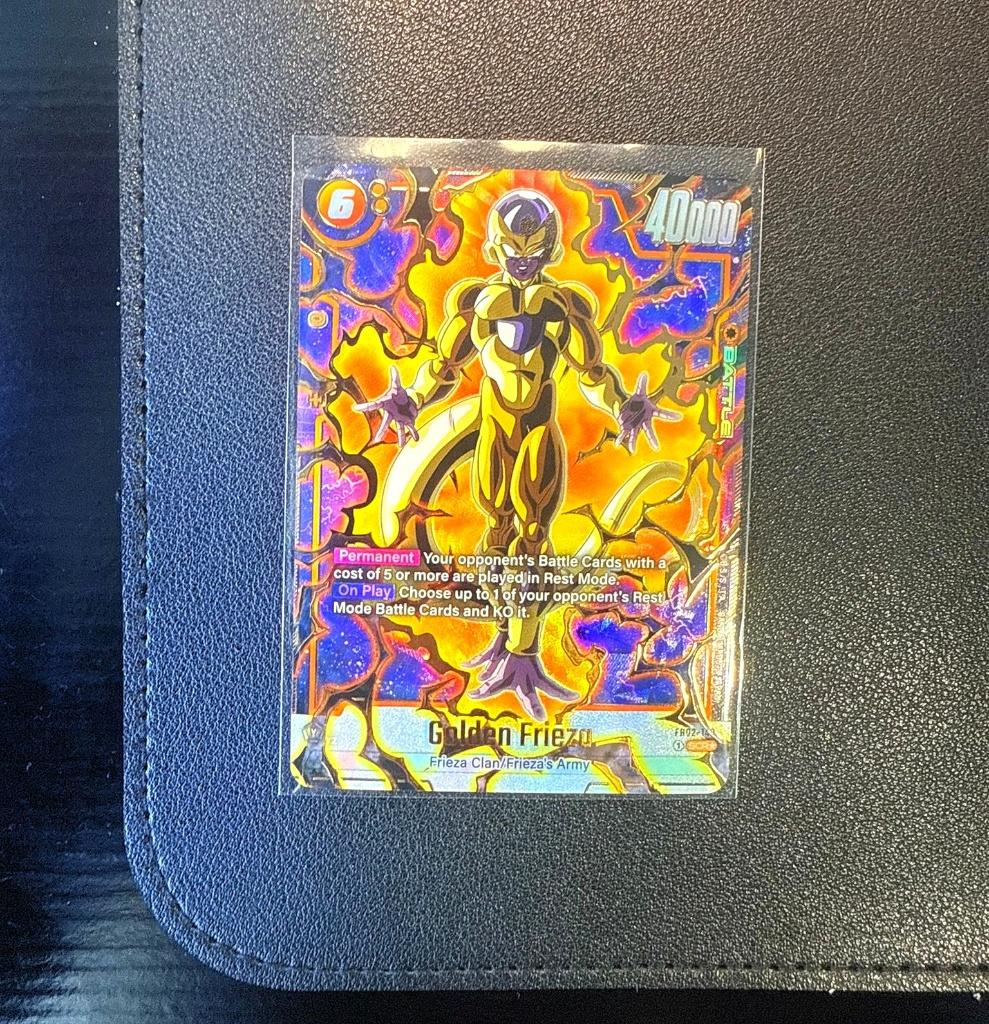 Dragon Ball Fusion World Golden Frieza FB02 140 Secret Alt, Ophalen of Verzenden, Nieuw, Losse kaart, Foil