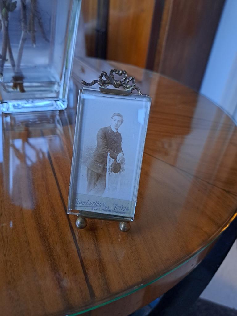 Antiek kroontjes lijstje, Ophalen of Verzenden, Gebruikt, Poppenhuis