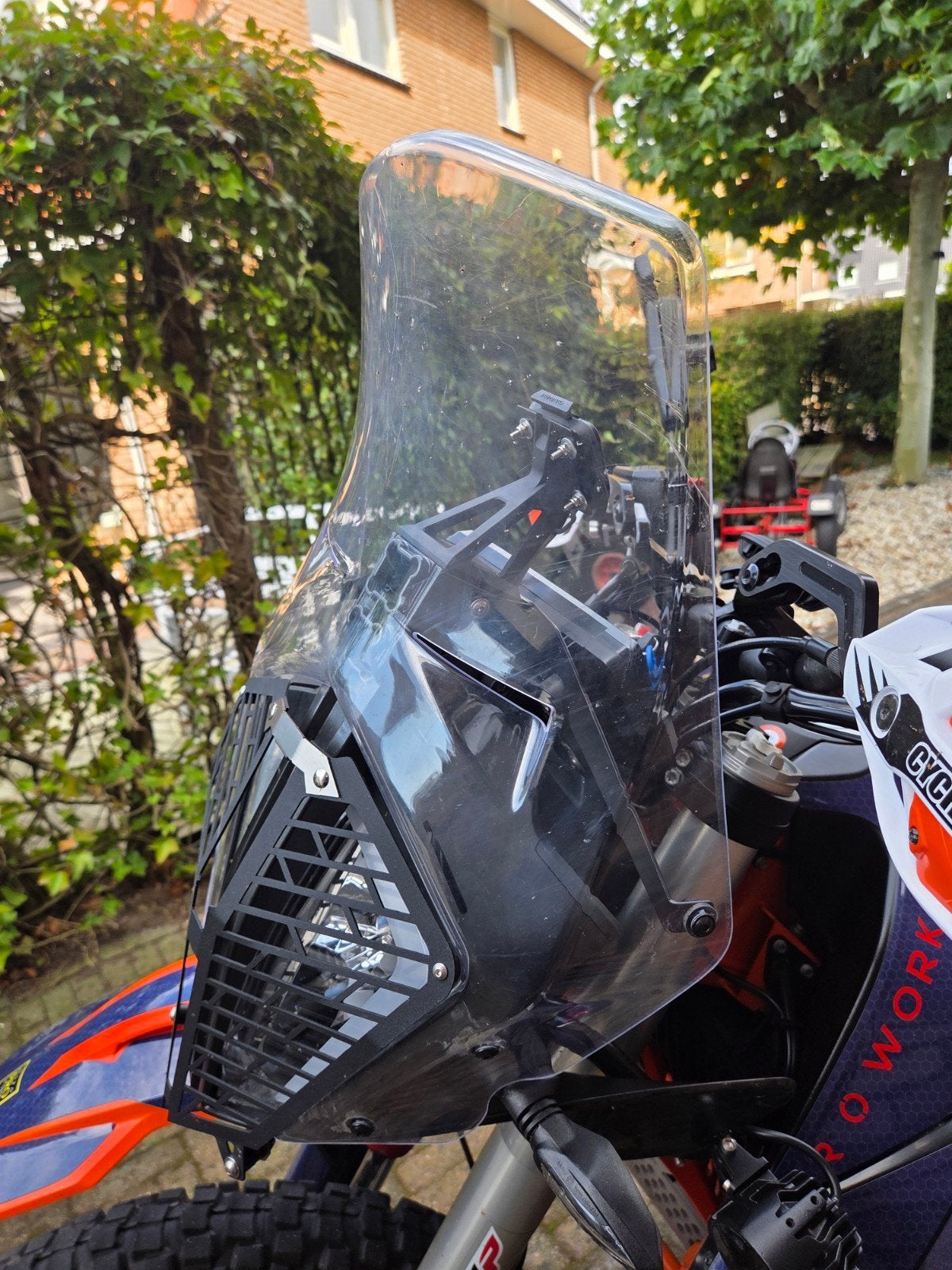 Rade Garage Rally Windscherm voor KTM 890 Adventure R, Motoren, Ophalen of Verzenden, Gebruikt