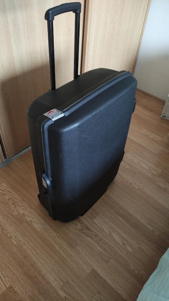 Samsonite koffer, Gebruikt, Hard kunststof, 45 tot 55 cm, Wieltjes