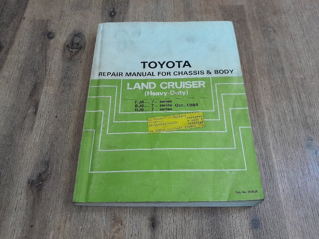 Origineel WERKPLAATSHANDBOEK - TOYOTA LANDCRUISER FJ BJ HJ, Verzenden