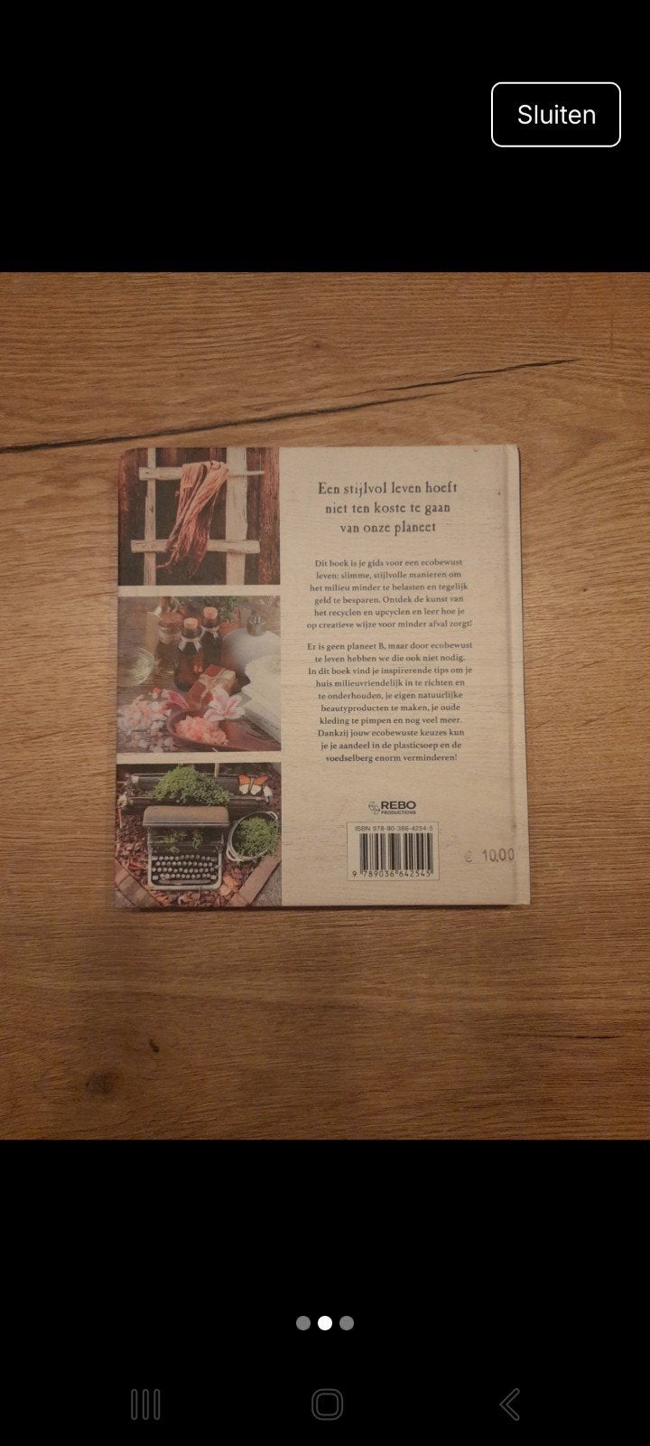 Boek Eco Bewust:Een Stijlvol Leven Zonder Planeet te Belaste, Ophalen of Verzenden, Zo goed als nieuw, Overige soorten