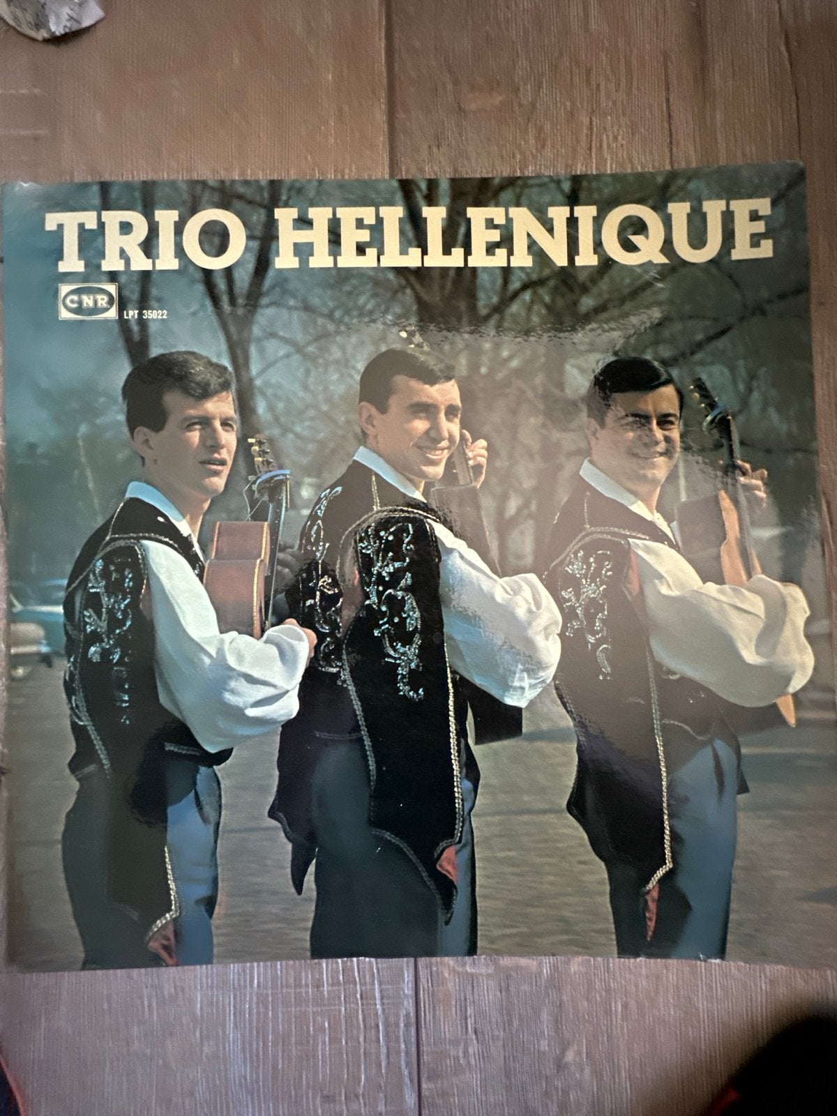 Trio Hellenique - Griekse Muziek LP (CNR LPT 35022), Europees, Gebruikt, Ophalen of Verzenden, 12 inch