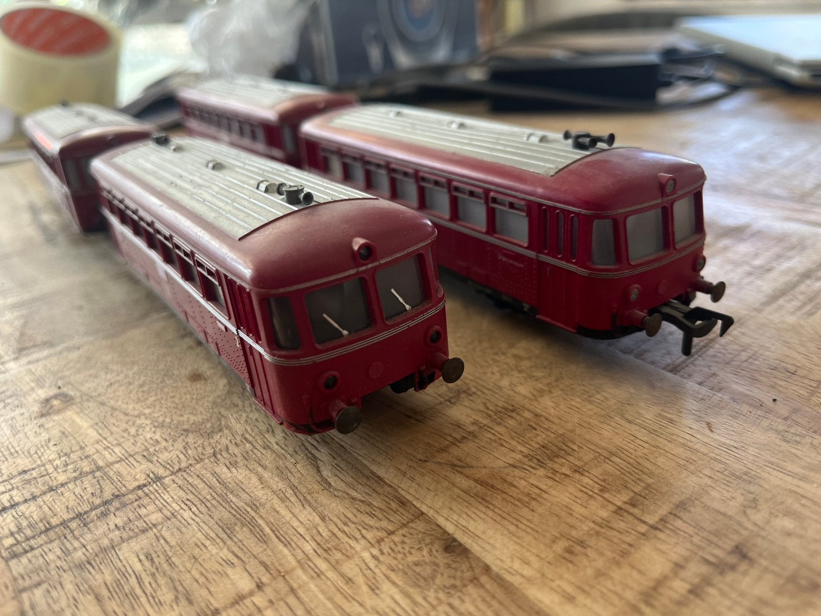 Railbus Fleischmann 1x motorwagen H0, Gelijkstroom, Fleischmann, Ophalen of Verzenden, Analoog