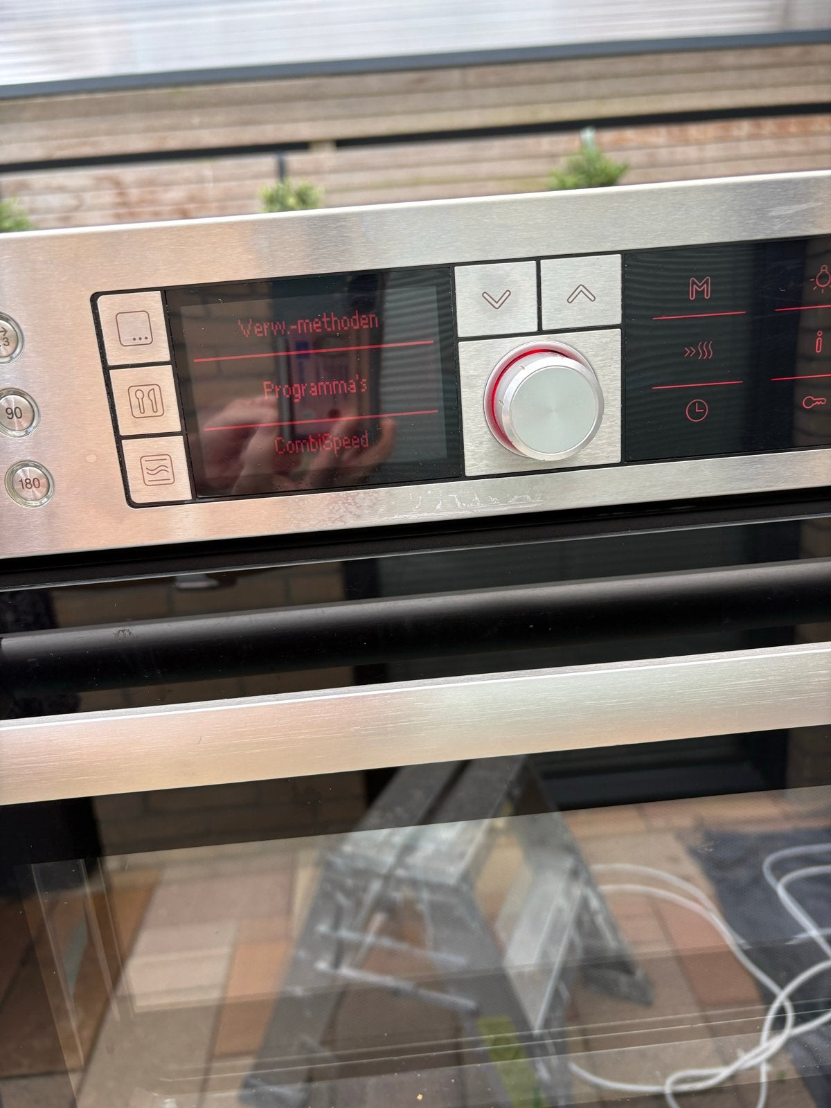 Bosch Inbouw Combi-oven met Magnetronfunctie, Ophalen, 45 tot 50 cm, Gebruikt, Hete lucht