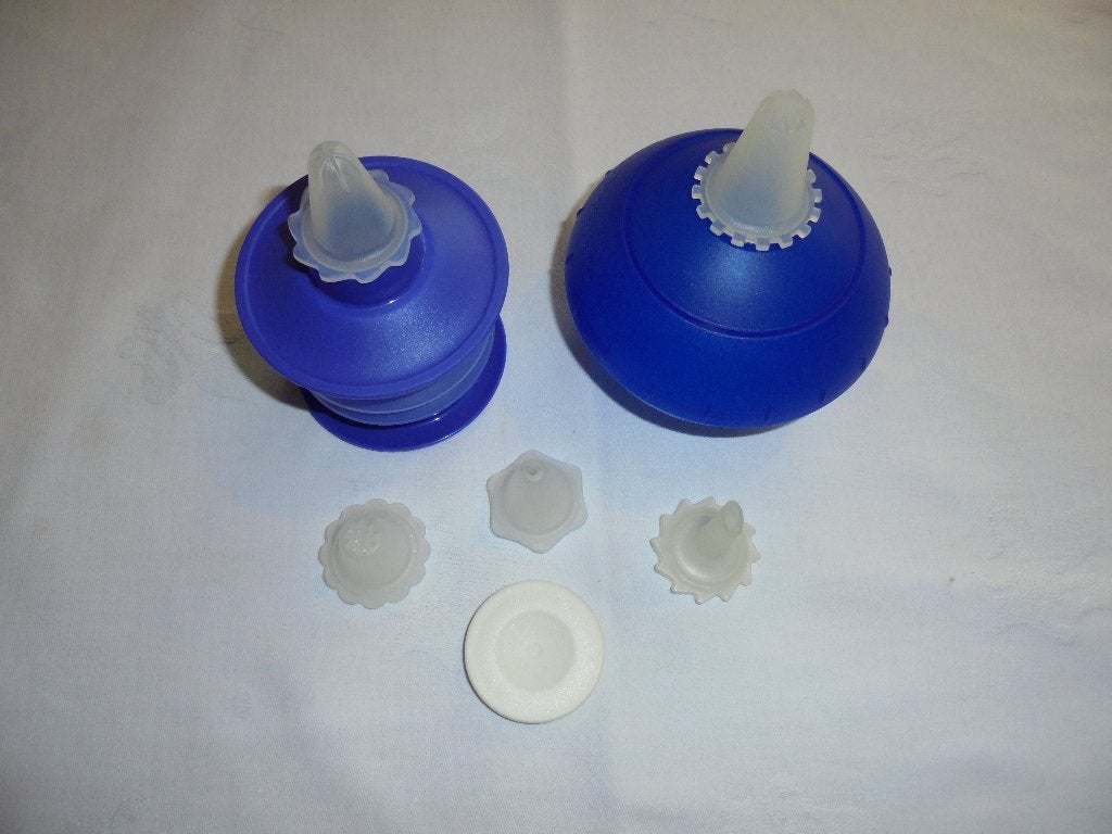 tupperware garneerbol en harmoni-kaatje, Ophalen of Verzenden, Blauw, Overige typen