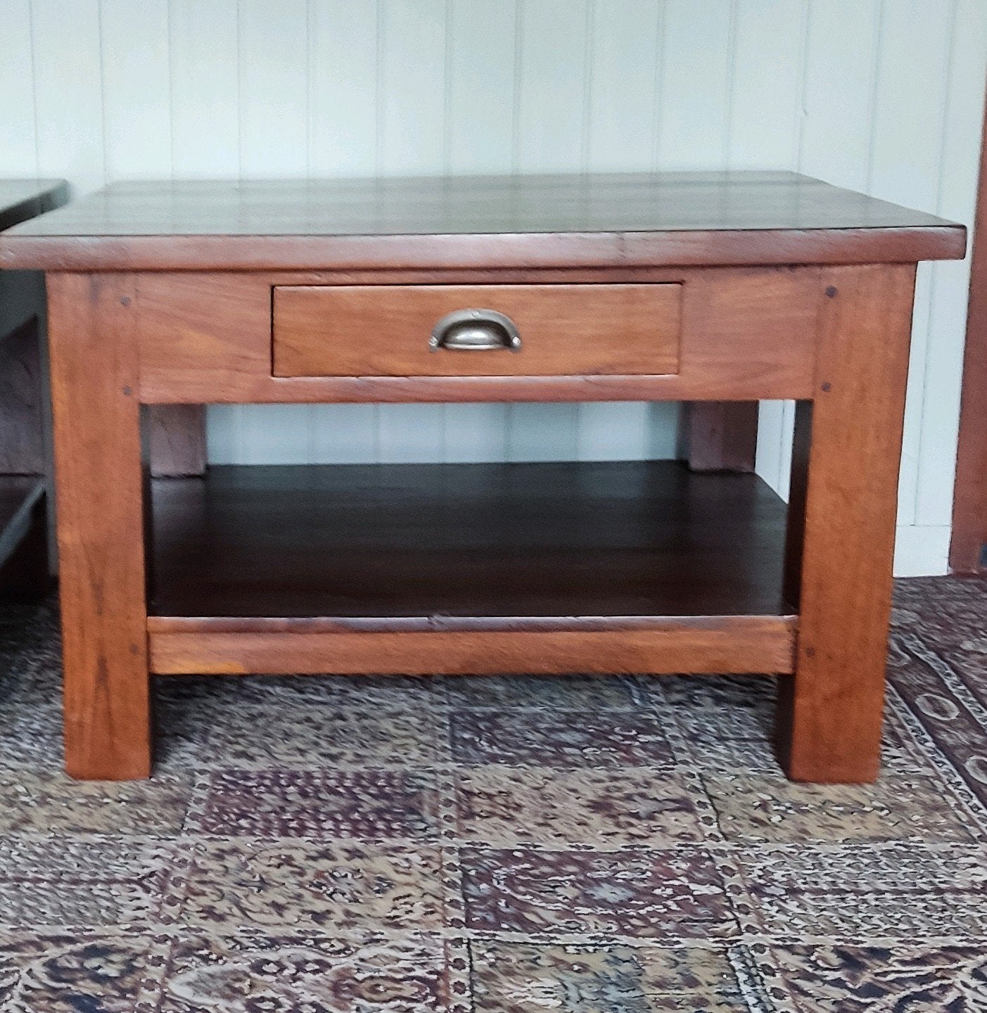 Mooie bijzettafef/salontafel, Huis en Inrichting, Tafels | Salontafels, Ophalen, Vierkant, 50 tot 100 cm, 50 tot 100 cm