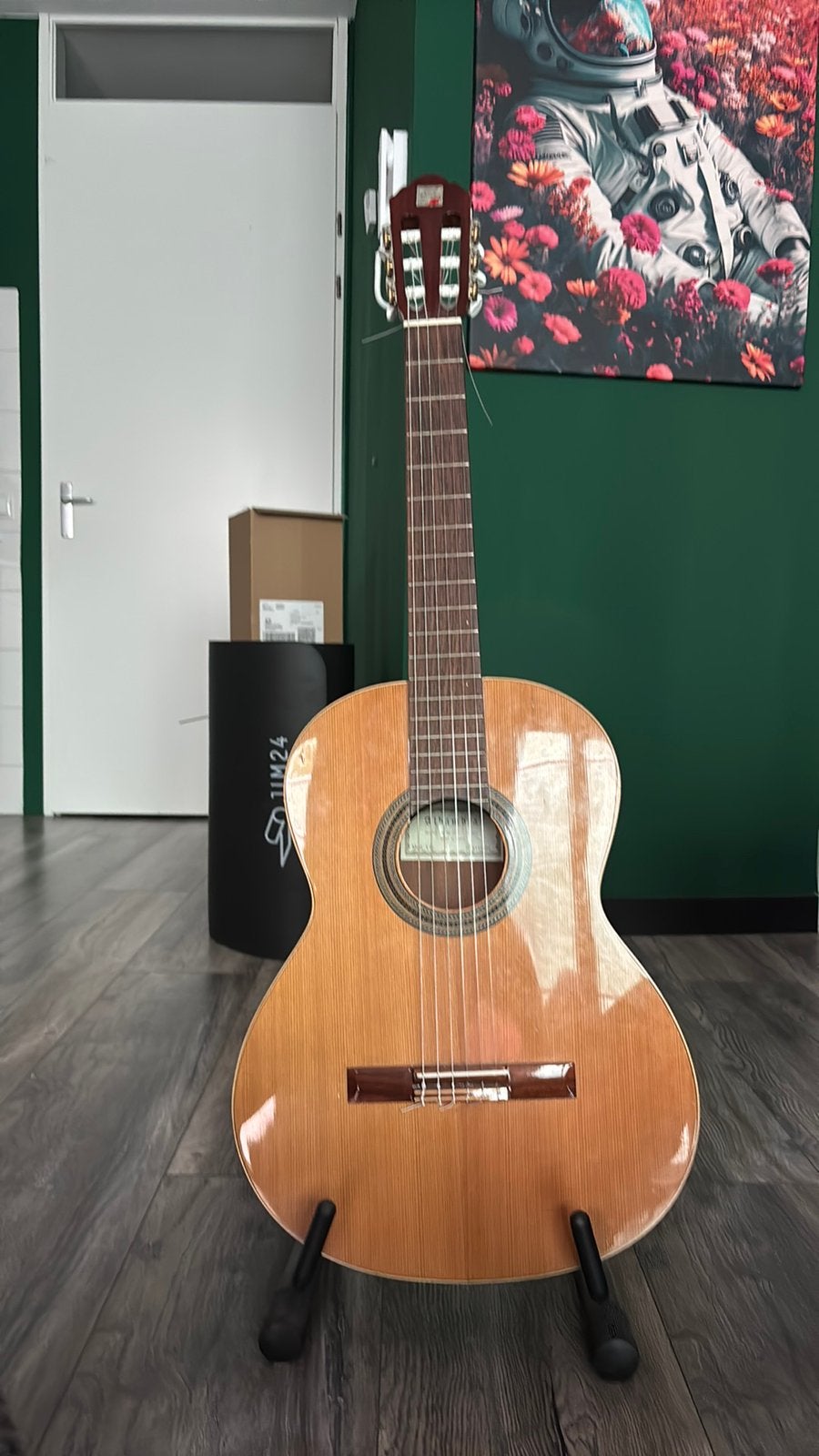 Klassieke gitaar Alhambra 1C, Muziek en Instrumenten, Ophalen, Zo goed als nieuw, Klassieke of Spaanse gitaar